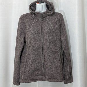 The North Face Women's Crescent Full Zip Hoodie Size M Gray
